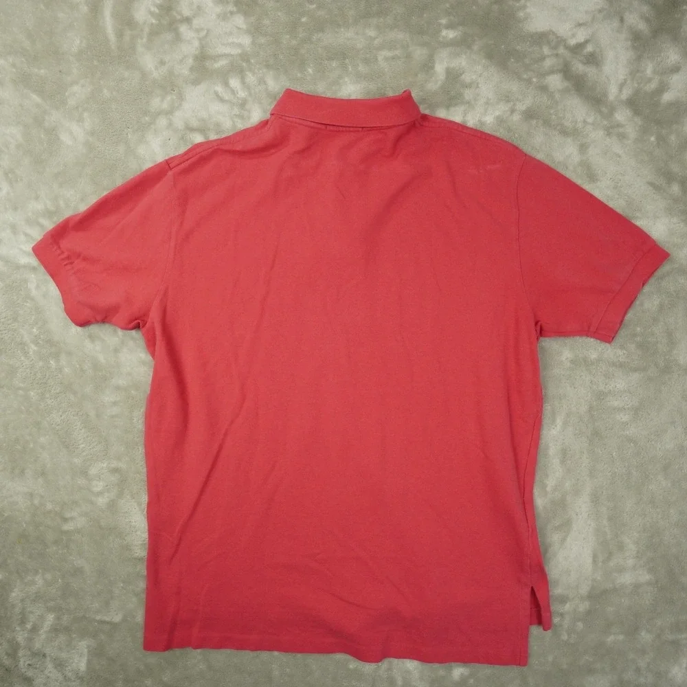 Polo Ralph Lauren Polo Shirt Men's Large Red Preppy Short Sleeve Classic